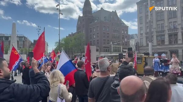 Hommage aux héros à Amsterdam: 80 ans de Victoire! - Sputnik Afrique