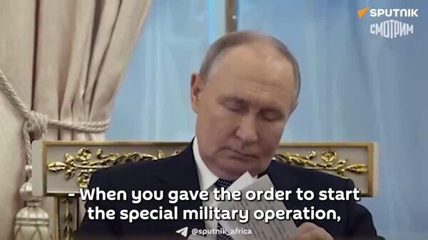 Putin Says He Had Hoped for Exactly This Kind of Russia's Public Reaction to Special Military Operation - Sputnik Africa
