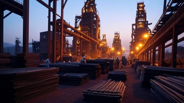 Steel plant. AI-generated image. - Sputnik Africa