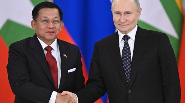 Myanmar's Prime Minister Min Aung Hlaing to visit Russia at Putin's invitation, take part in Victory Parade, Myanmar state TV channel MRTV reports - Sputnik Africa