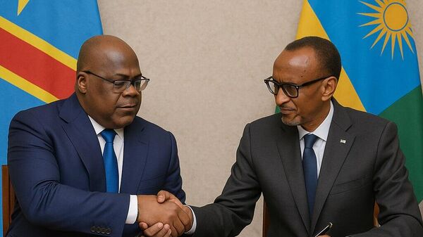 DRC, Rwanda Submit Draft on Peace Proposal to Trump's Adviser for Africa - Sputnik Africa