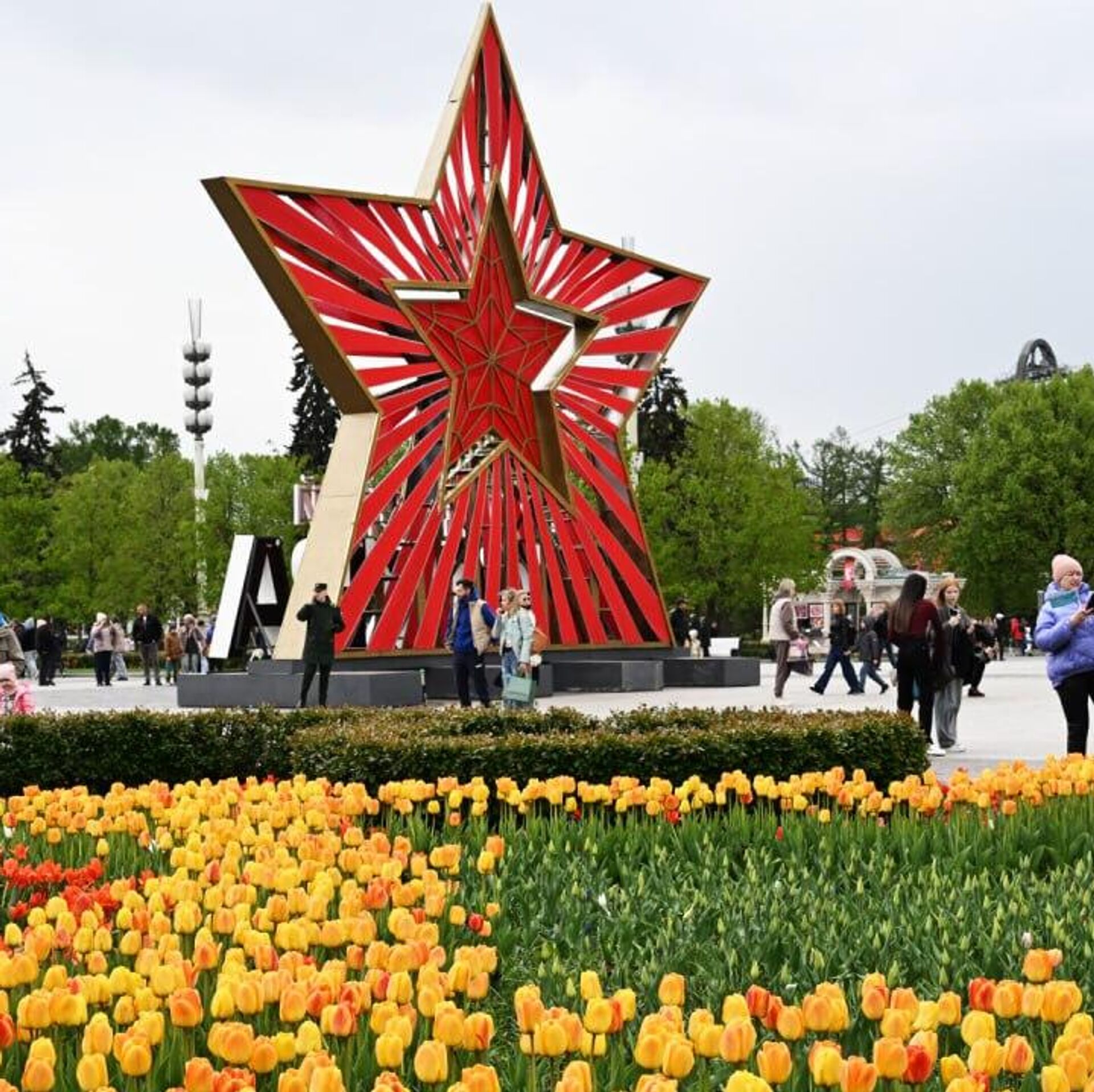 Москва готовится к празднованию Дня Победы