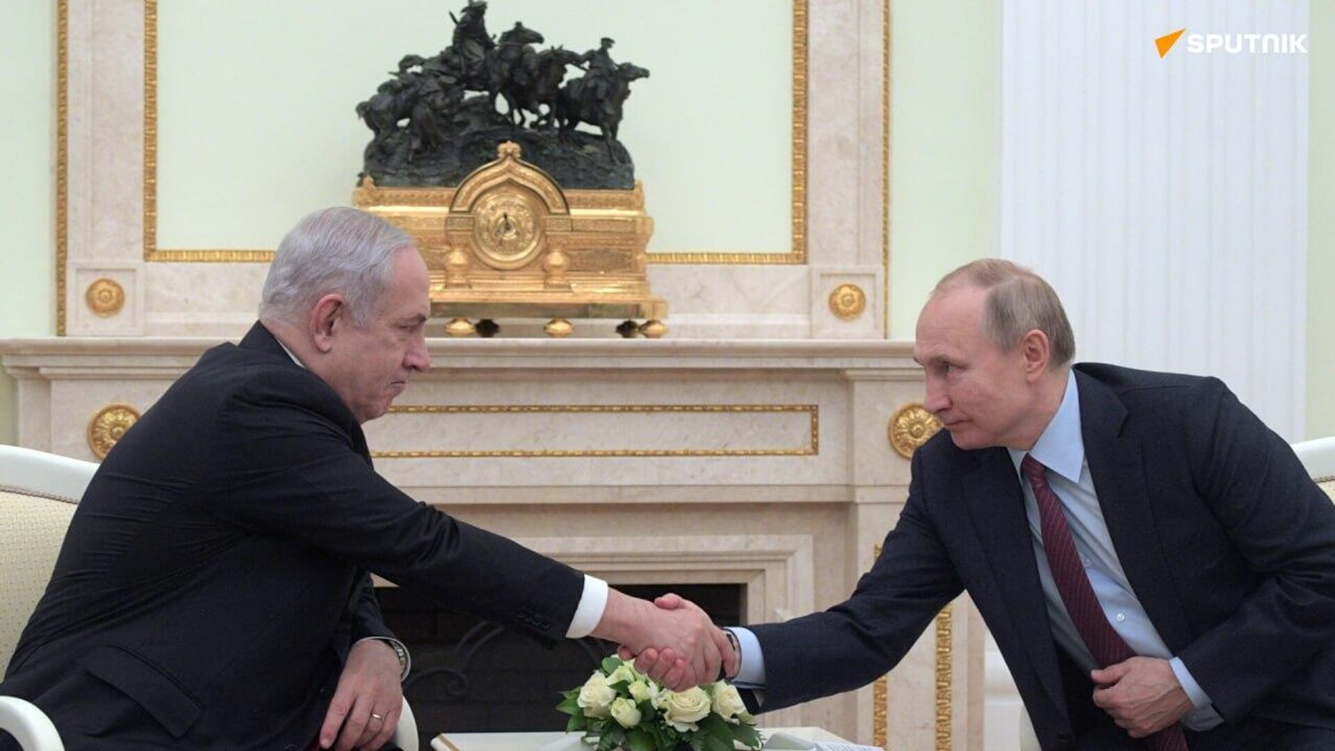 Vladimir Poutine a eu un échange téléphonique avec Benjamin Netanyahou Vladimir Poutine a eu un échange téléphonique avec Benjamin Netanyahou - Sputnik Afrique, 1920, 06.05.2025