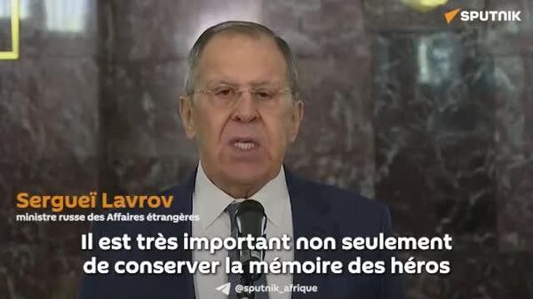 Lavrov: Pratiquement toute l'Europe nous fait à nouveau la guerre - Sputnik Afrique