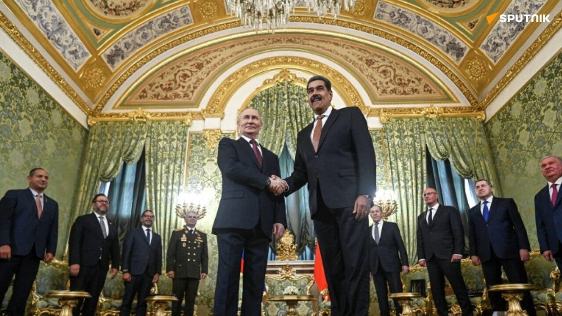 Poutine & Maduro unissent leurs forces au Kremlin ! Poutine & Maduro unissent leurs forces au Kremlin ! - Sputnik Afrique, 1920, 07.05.2025
