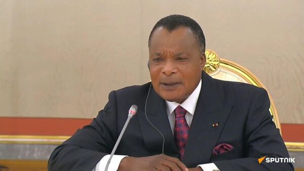 The Congolese delegation came to Moscow for the Victory Day celebrations, although some countries tried to talk them out of it, Sassou Nguesso says - Sputnik Africa