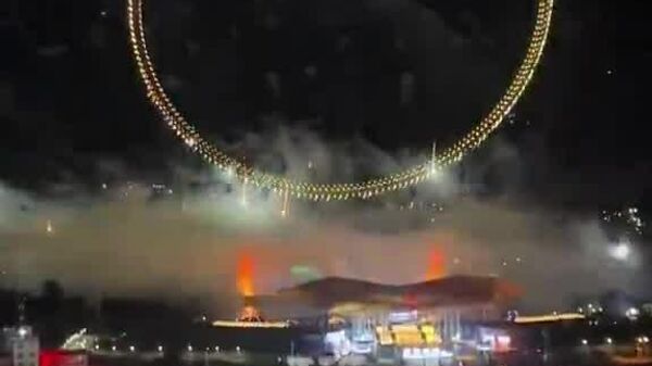 #viral | Drone Fireworks Light Up the Night in Banyan, China - Sputnik Africa