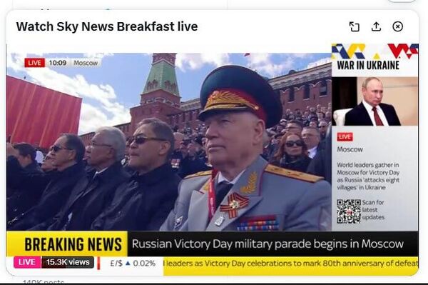 Media around the world broadcast live the Victory Parade in Moscow - Sputnik Africa