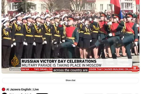 Media around the world broadcast live the Victory Parade in Moscow - Sputnik Africa