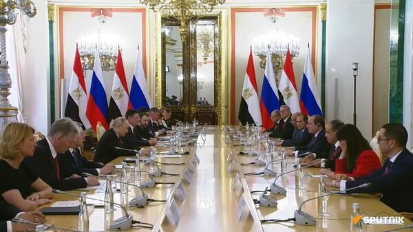 Putin meets with his Egyptian counterpart El-Sisi in Moscow - Sputnik Africa