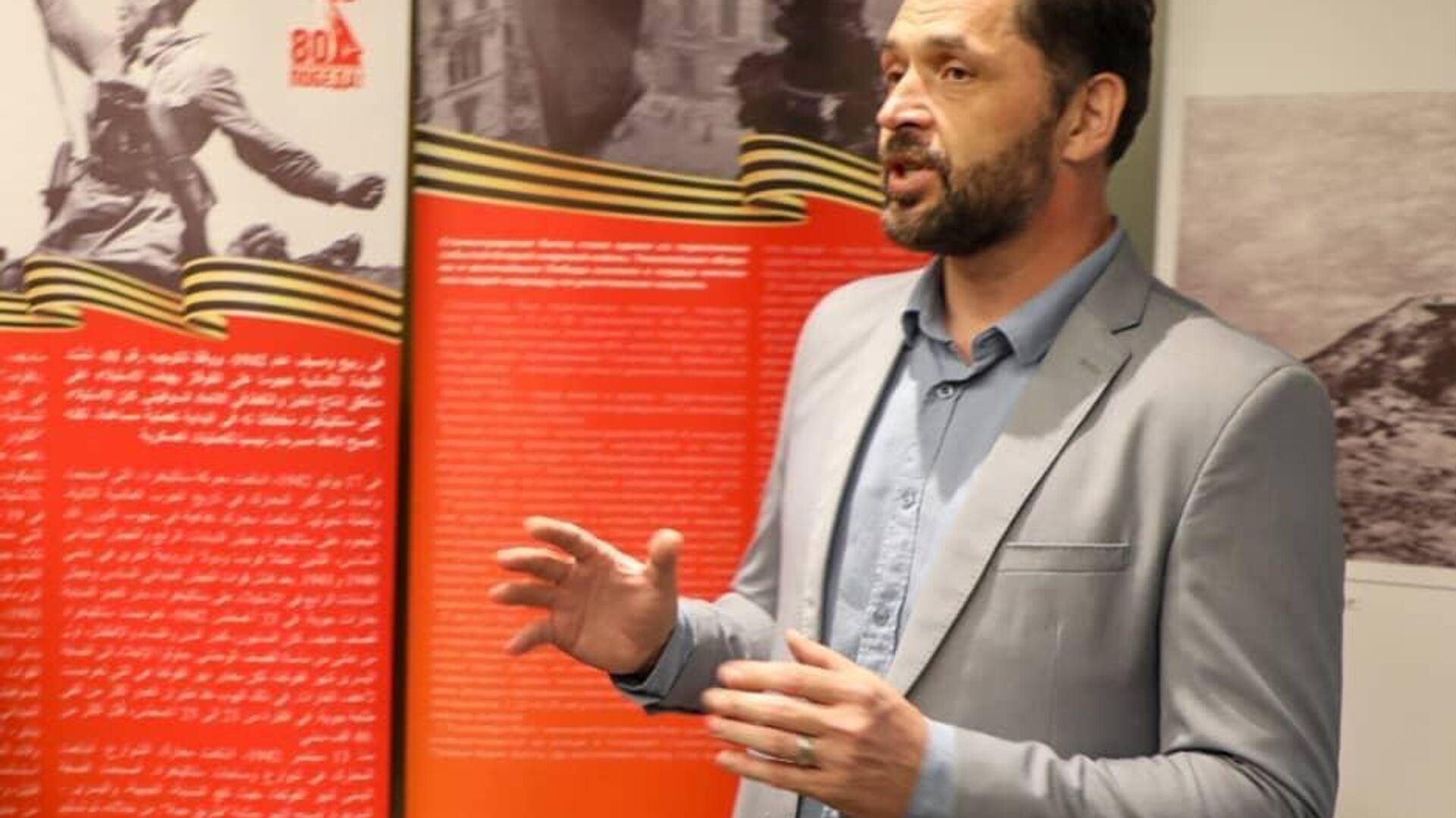 Joint Russian-Libyan Exhibition 'From Stalingrad to Benghazi' Opens in Libya Joint Russian-Libyan Exhibition 'From Stalingrad to Benghazi' Opens in Libya - Sputnik Africa, 1920, 09.05.2025