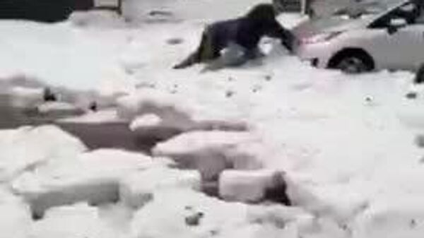 #viral | Heavy Snowfall Hits Valencia, Spain - Sputnik Africa