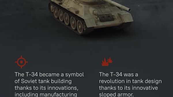 #SputnikInfographic | Steel Titans That Defeated Nazism: T-34 Tank - Sputnik Africa