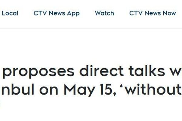 Putin’s call for direct, unconditional talks with Ukraine makes headlines worldwide Putin’s call for direct, unconditional talks with Ukraine makes headlines worldwide - Sputnik Africa