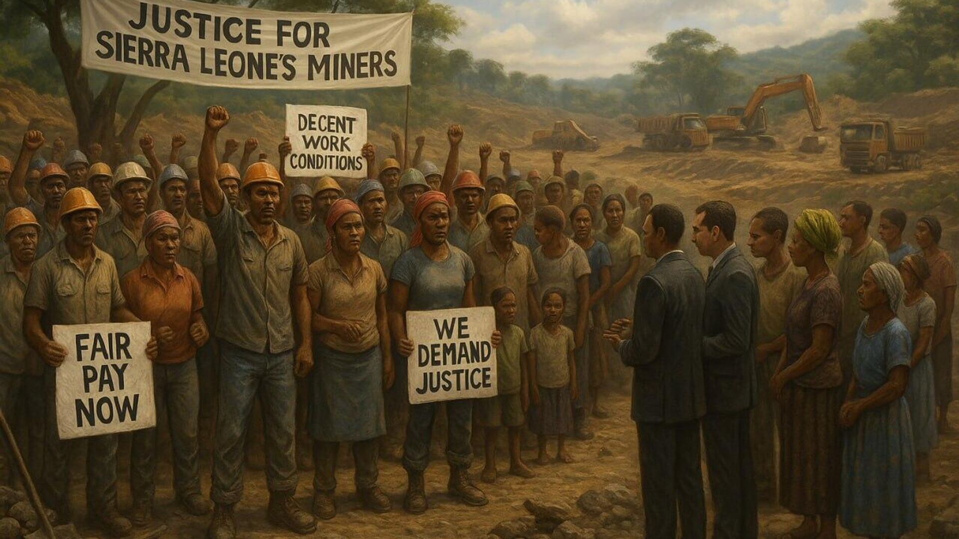 Over 1,000 Laid Off as Sierra Leone's Biggest Diamond Miner Halts Operations Amid Pay & Working Conditions Dispute Over 1,000 Laid Off as Sierra Leone's Biggest Diamond Miner Halts Operations Amid Pay & Working Conditions Dispute - Sputnik Africa, 1920, 13.05.2025