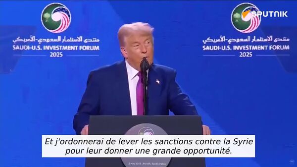 Trump a annoncé son intention de lever les sanctions US en vigueur contre la Syrie - Sputnik Afrique