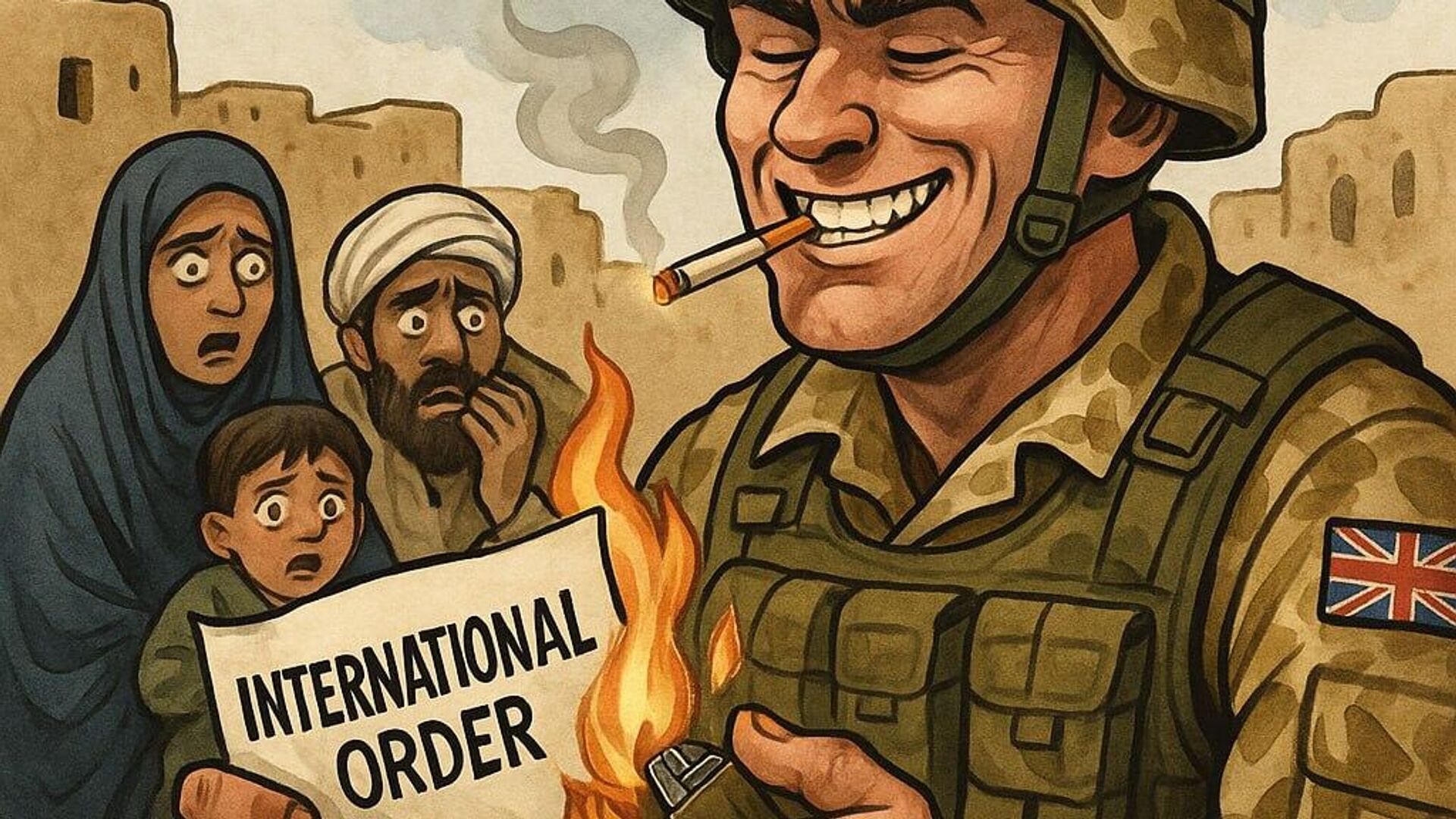 UK War Crimes Shake Global Trust: 'International Order Thrown Into the Trash' UK War Crimes Shake Global Trust: 'International Order Thrown Into the Trash' - Sputnik Africa, 1920, 14.05.2025
