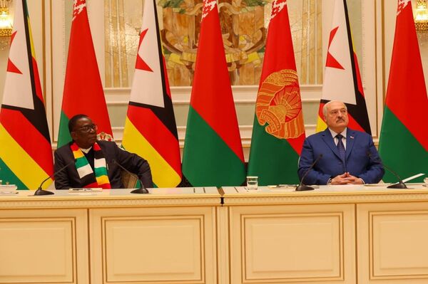 POWER MEET: Mnangagwa & Lukashenko Seal Bold New Roadmap POWER MEET: Mnangagwa & Lukashenko Seal Bold New Roadmap - Sputnik Africa