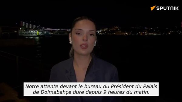 Aucune information sur la délégation ukrainienne, témoigne une correspondante de Sputnik qui attend devant le bureau présidentiel à Istanbul depuis 9 heures du matin - Sputnik Afrique