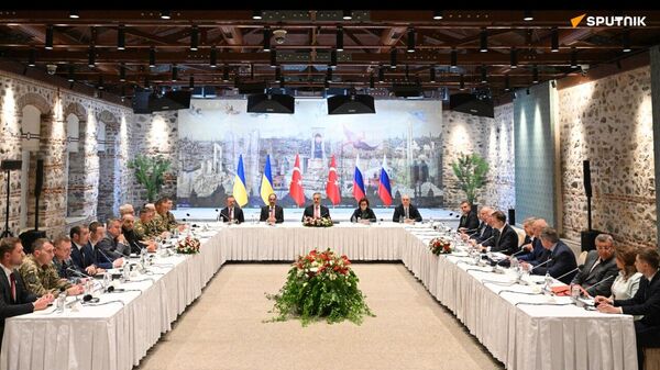 Pourparlers russo-ukrainiens: résultats positifs, mais prudence nécessaire - Sputnik Afrique