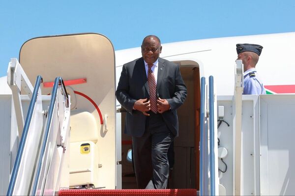 South Africa's Ramaphosa Arrives in US, Will Meet With Trump on Wednesday - Sputnik Africa