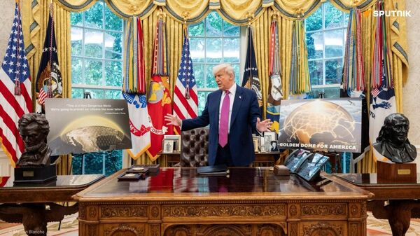 Système antimissile Golden Dome des intercepteurs spatiaux: Washington a tranché! - Sputnik Afrique