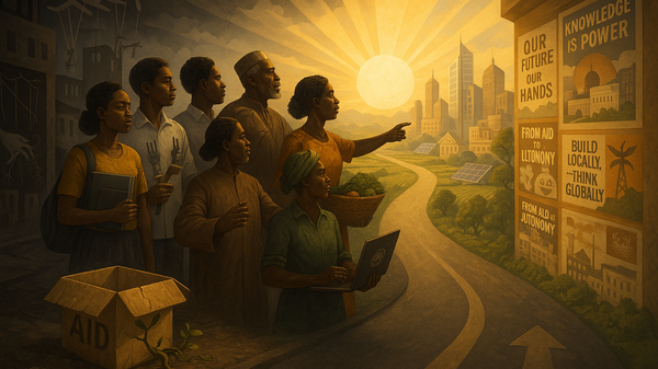 From Aid to Autonomy: Africa Should Chart New Path for Its Development, Ethiopian Scholar Says. AI-generated image. - Sputnik Africa