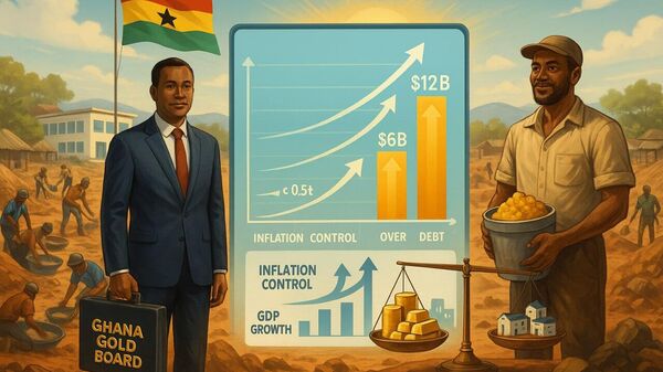 Ghana Bets Big on Artisanal Gold: $12 Billion Target as Output Set to Double, Gold Board CEO Says - Sputnik Africa