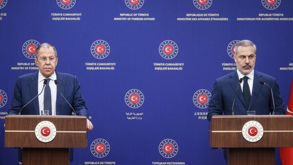 Russian FM Lavrov Holds Joint Presser With Turkish Foreign Minister Fidan in Moscow - Sputnik Africa