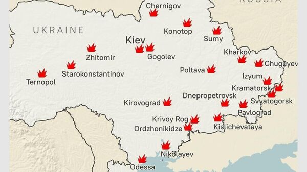 #SputnikInfographic | Where Exactly Did Russia Respond to Ukraine's Drone Attacks? - Sputnik Africa