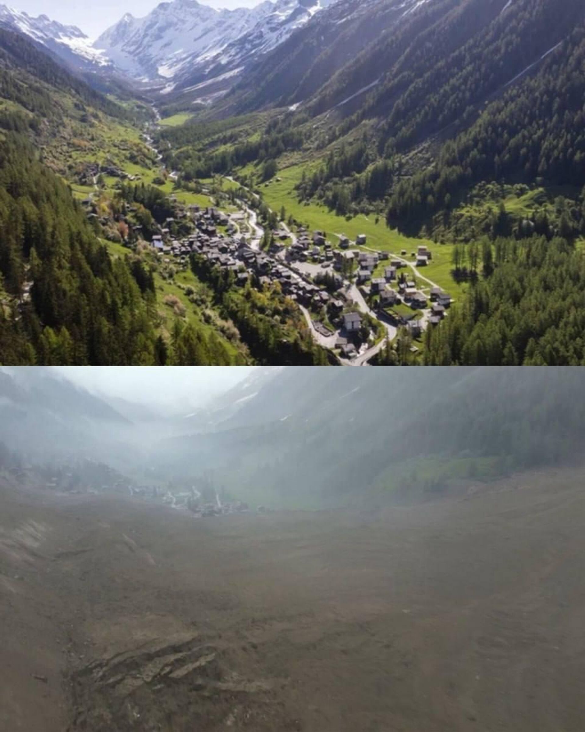 #viral | A Swiss Village Washed Away by a Glacier #viral | A Swiss Village Washed Away by a Glacier - Sputnik Africa, 1920, 30.05.2025