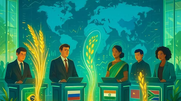 Une bourse de céréales des BRICS: la Russie développe actuellement sa conception - Sputnik Afrique
