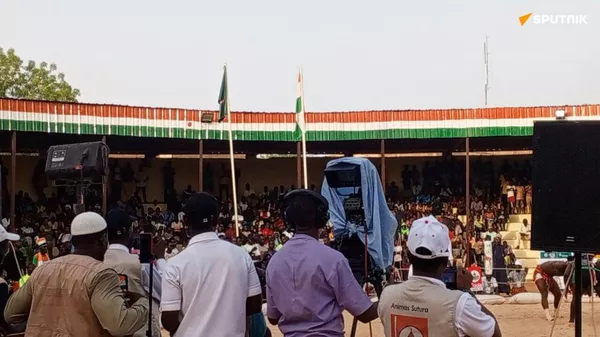 ‍ Le tournoi de lutte traditionnelle fait vibrer Niamey - Sputnik Afrique