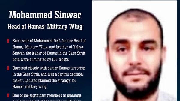 L'armée israélienne a confirmé l'élimination du chef de l'aile militaire du Hamas, Mohammad Sinwar - Sputnik Afrique