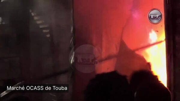 #viral | Massive Fire Destroys Market in Senegalese City of Touba - Sputnik Africa