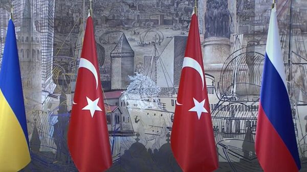 Recep Tayyip Erdogan a qualifié de magnifique la réunion des délégations russe et ukrainienne à Istanbul - Sputnik Afrique