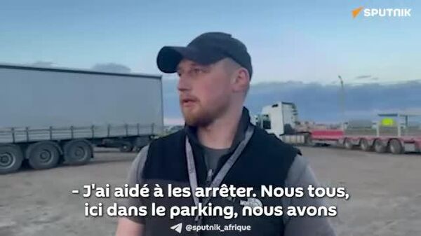 Héros du parking: ils stoppent des drones à coups de pierres - Sputnik Afrique