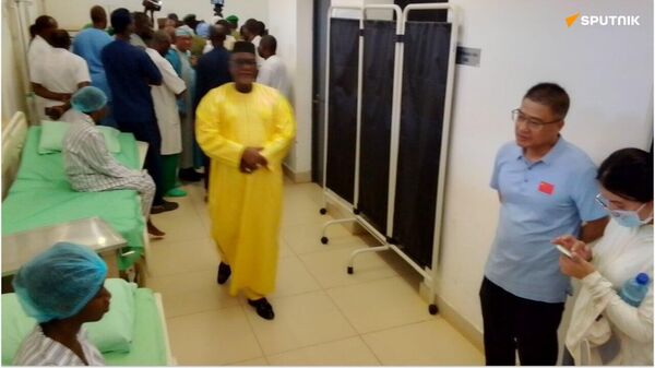 ‍‍ Les ministres de la Santé du Burkina Faso et du Mali en visite au plus grand hôpital du Niger - Sputnik Afrique