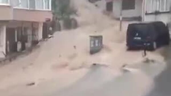 #viral | More Footage From Turkish City of Trabzon, Where Streets Turned Into Rivers - Sputnik Africa