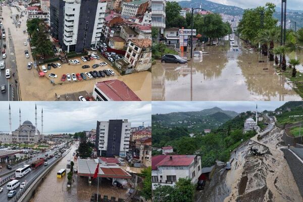 #viral | More Footage From Turkish City of Trabzon, Where Streets Turned Into Rivers - Sputnik Africa