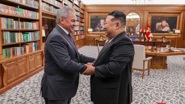 North Korean leader Kim Jong Un pledged his UNCONDITIONAL SUPPORT for Russia during his meeting with Russian Security Council Secretary Shoigu in Pyongyang - Sputnik Africa