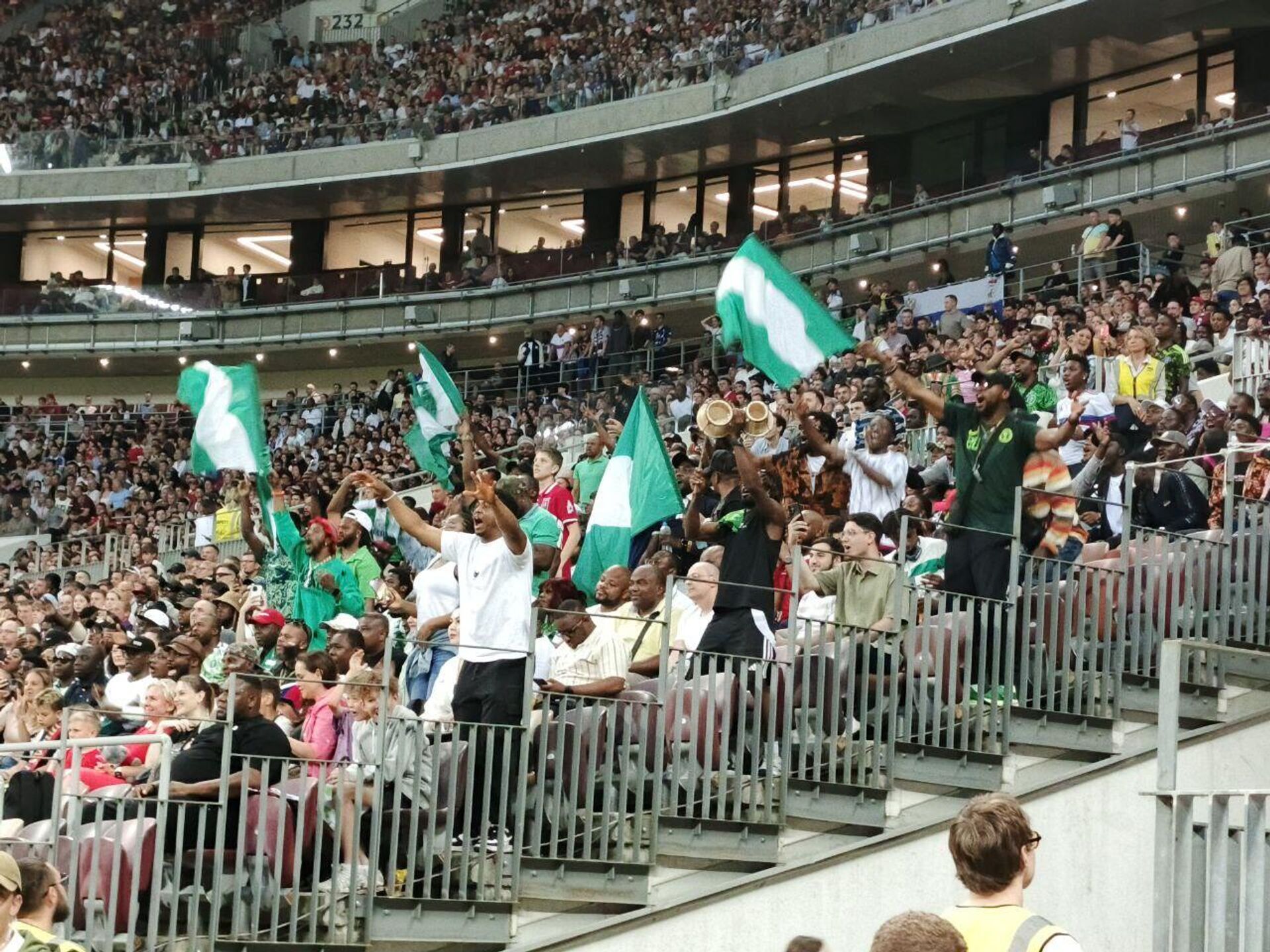 Vibrant Atmosphere at the Stands of the Russia vs - Sputnik Africa, 1920, 06.06.2025