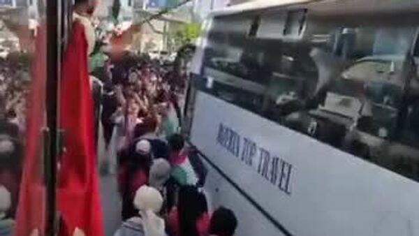 Nine Buses, One Message: End the Siege on Gaza - Sputnik Africa