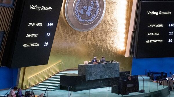 UN Overwhelmingly Votes for Permanent Ceasefire in Gaza Strip - Sputnik Africa