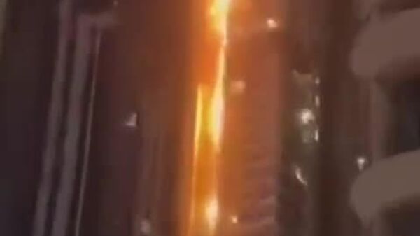 #viral | Dubai Skyscraper Fire: Over 3,800 Evacuated From 67-Story Tower - Sputnik Africa