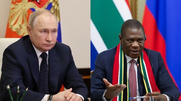 President Putin to Meet with South African Vice President Paul Mashatile on Thursday - Sputnik Africa