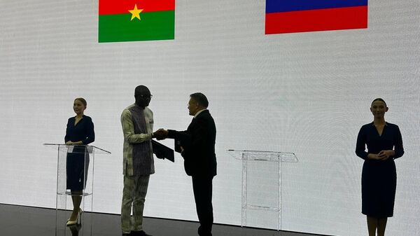 Burkina Faso signed a cooperation agreement with Russian energy giant Rosatom in the field of peaceful nuclear energy, a Sputnik correspondent reports - Sputnik Africa