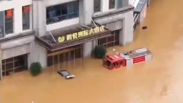 #viral | Record Flooding Hits China's Guangdong Province, With Water Levels 5 - Sputnik Africa