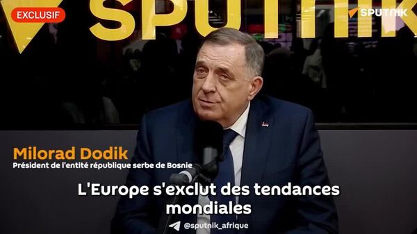 L'UE est destinée à la marginalisation, selon le Président de la république serbe de Bosnie - Sputnik Afrique