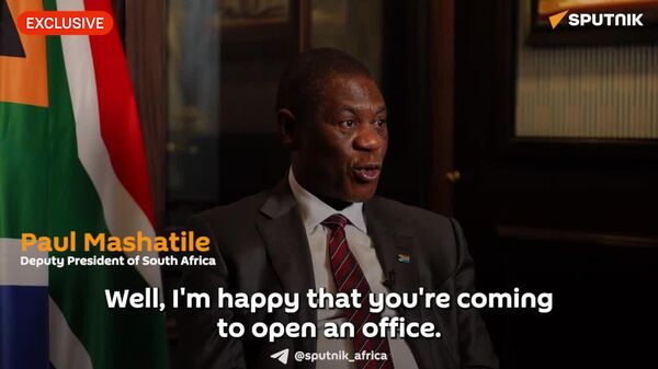 'Welcome to South Africa' – Deputy President Mashatile Praises Sputnik's Expansion to Africa - Sputnik Africa